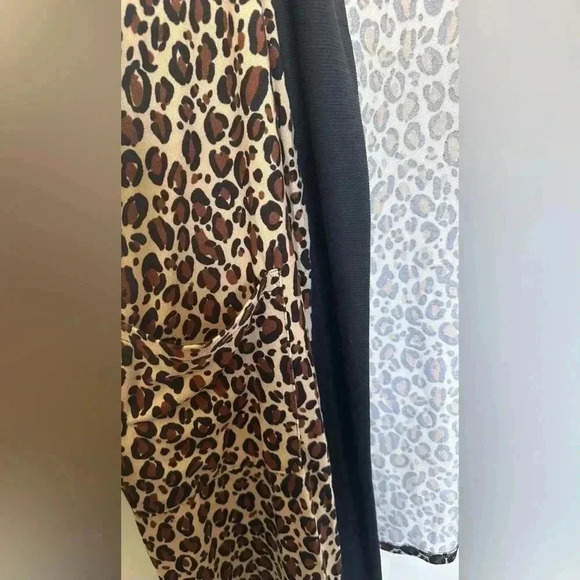 NWT Leopard Print DKNY Robe - Picture 4 of 9